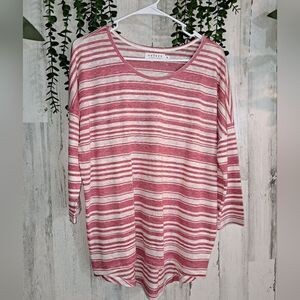 NWT Velvet by Graham and Spencer Linen Scoop Neck Blouse Anthropologie